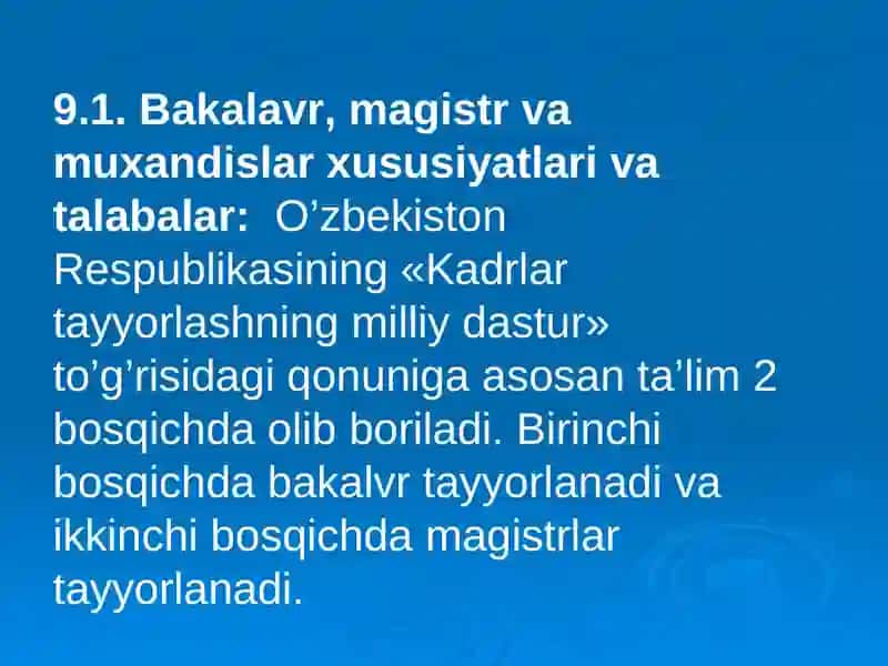 Muxandis-texnik xodimlarning tarkiblari faoliyatlari 2
