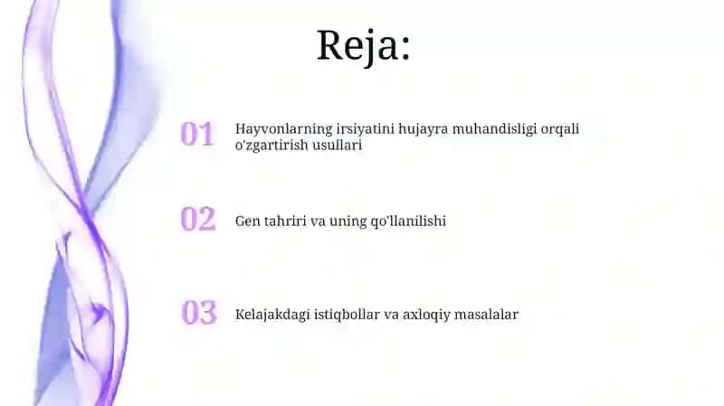 Hayvonlar irsiyatini hujayra injeneriyasi yo‘li bilan o‘zgartirish 2