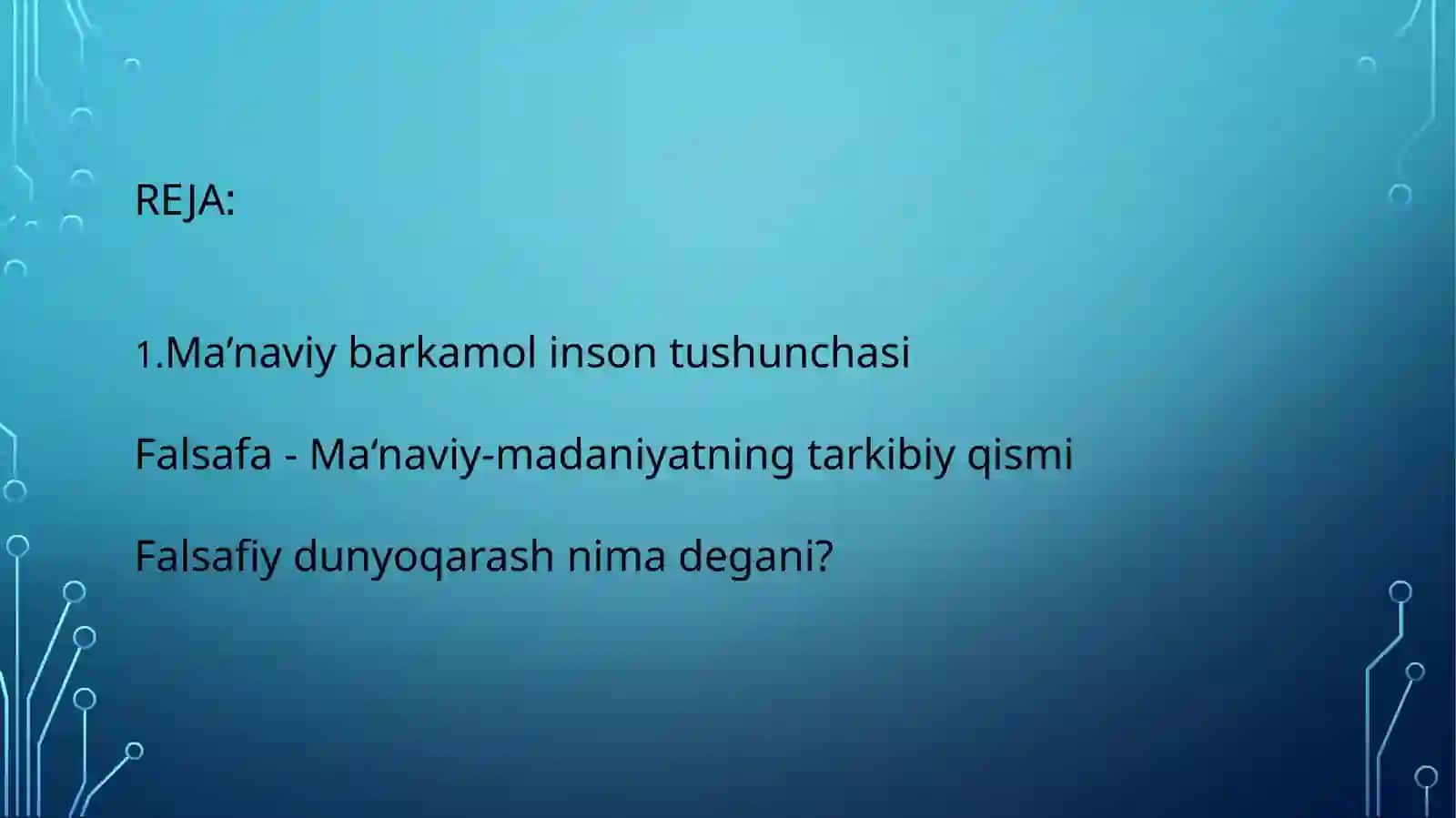 Insonning ma'naviy kamolotida   falsafiy  dunyoqarashning  roli 2