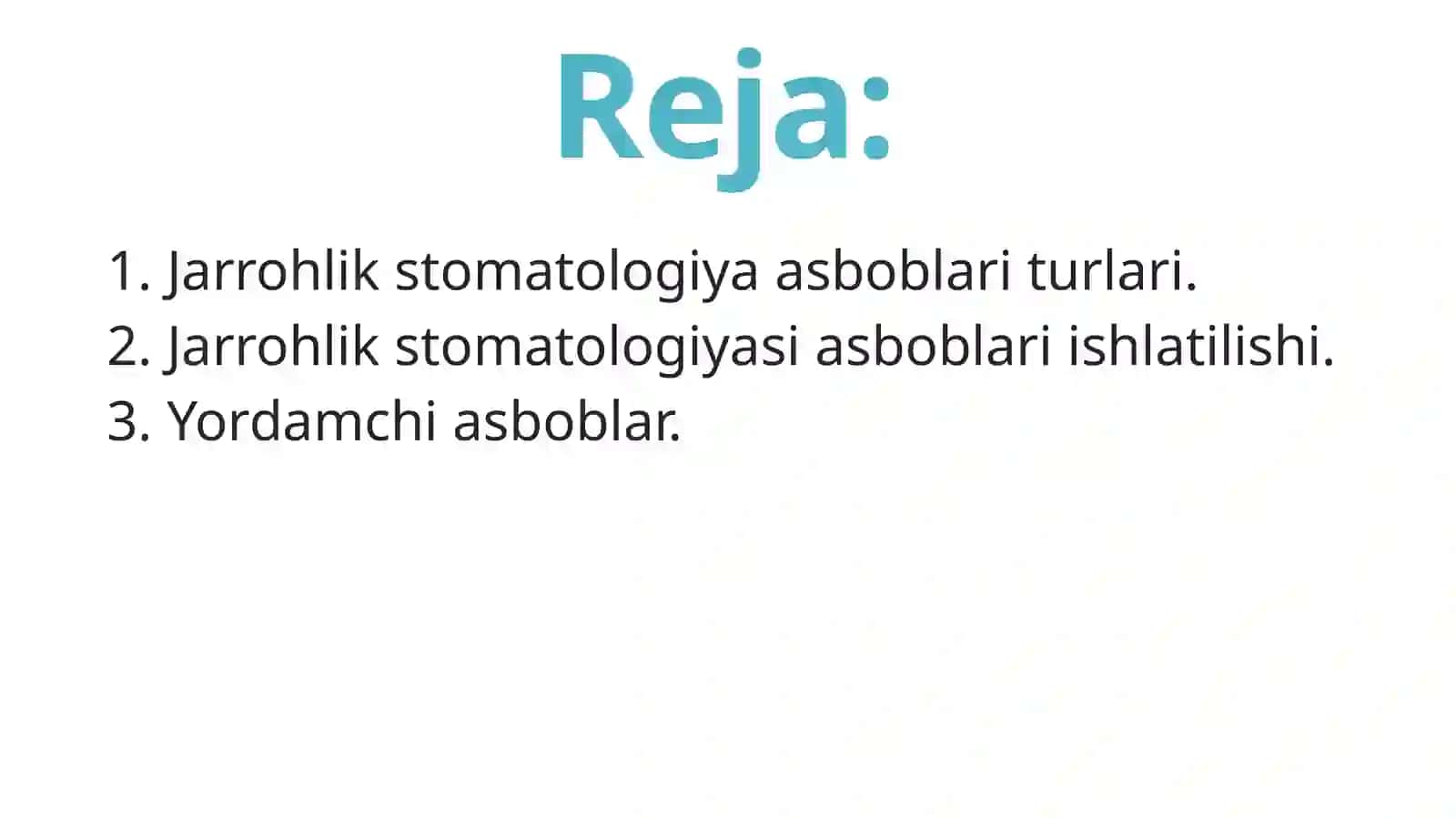 Jarrohlik stomatologiya asboblari 2