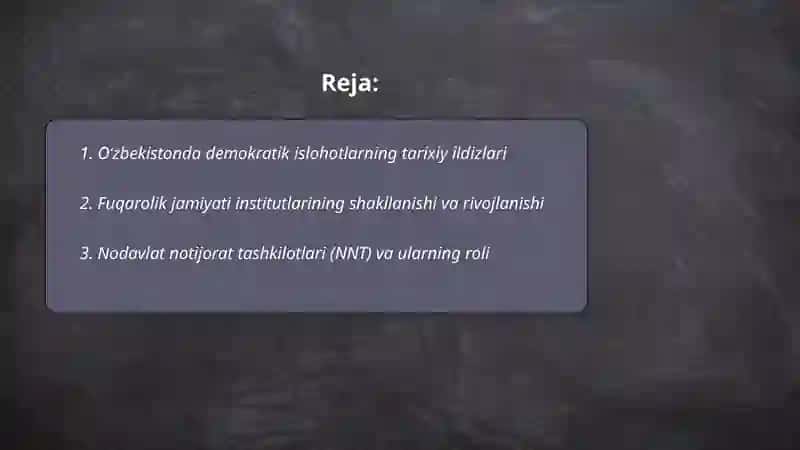 Oʻzbekistonda demokratik islohotlarning tarixiy ildizlari 2