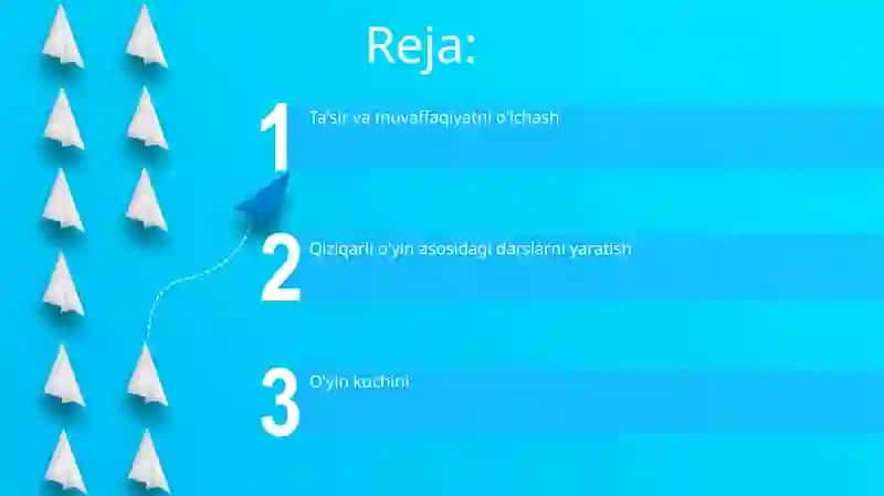 O'yin asosidagi darslar 2