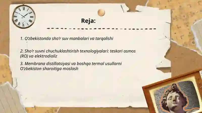 Oʻzbekistonda shoʻr suv manbalari va tarqalishi 2