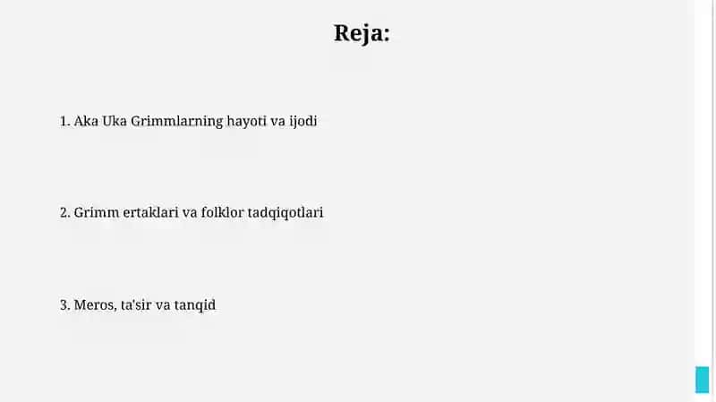 Aka Uka Grimmlarning hayoti va ijodi 2