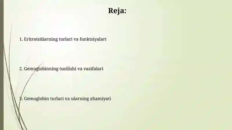 Eritsotsitlar turlari, funksiyasi.Gemoglabin va uning turlari 2