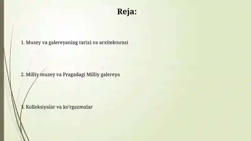 Chexiya milliy muzeylari. Praga milliy muzeyi va milliy galereyasi 2