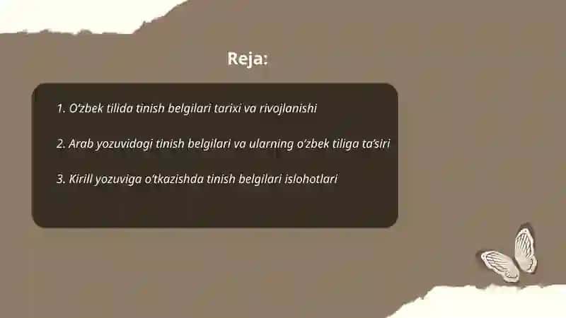 O‘zbek tilida tinish belgilari 2