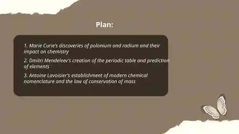 The contribution of foreign scientists to chemistry 2