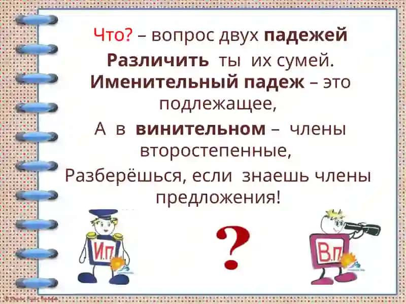 Падежи русского языка 2