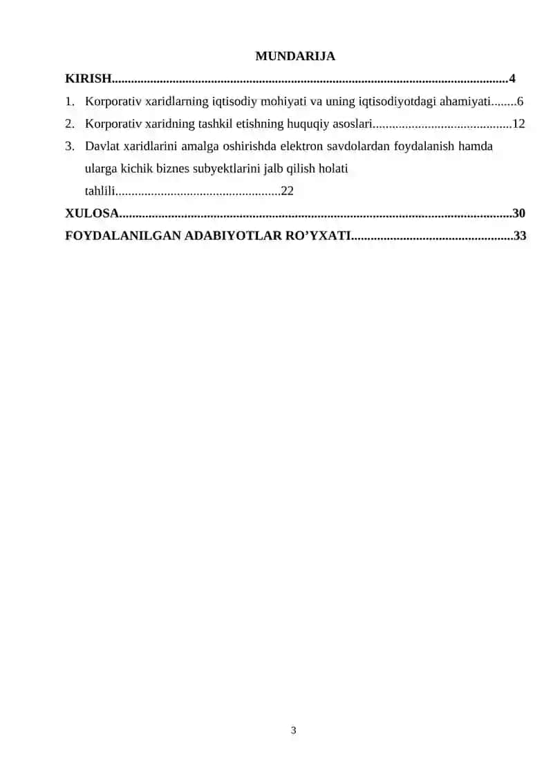 Korporativ xaridlarni samarali tashkil etish masalalari 2