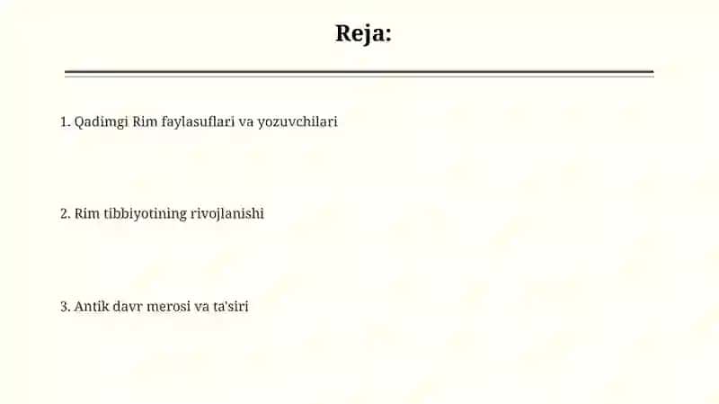 Qadimgi Rim faylasuflari,yozuvchilari va shifokorlari 2