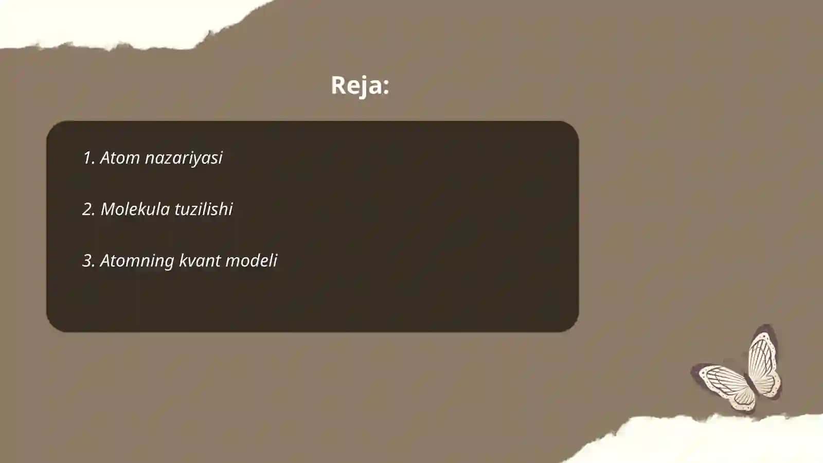 Atom molekulyar taʼlimot 2