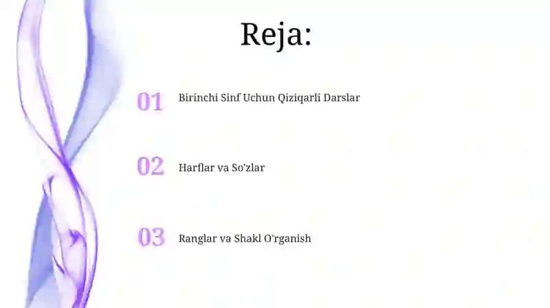 Birinchi Sinf Uchun Qiziqarli Darslar 2