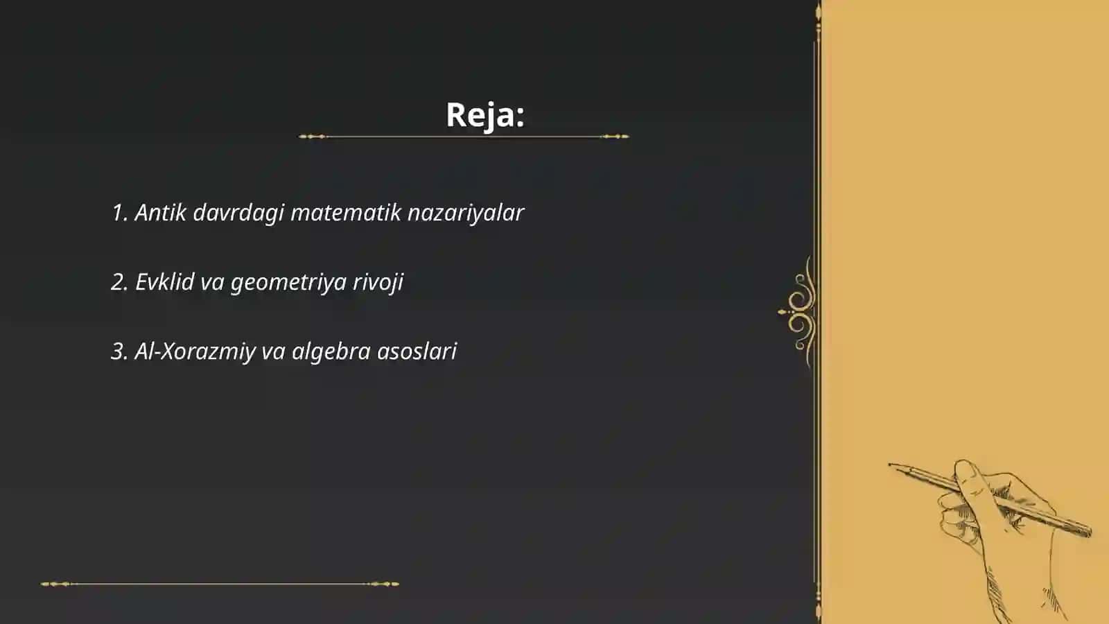 matematikani rivojlanish davrlari 2