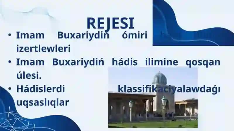 Imam Buxariy Hám Imam Termiziydiń Hadis Ilmine Qosqan Úleslerin Salistirmali Analizi 2