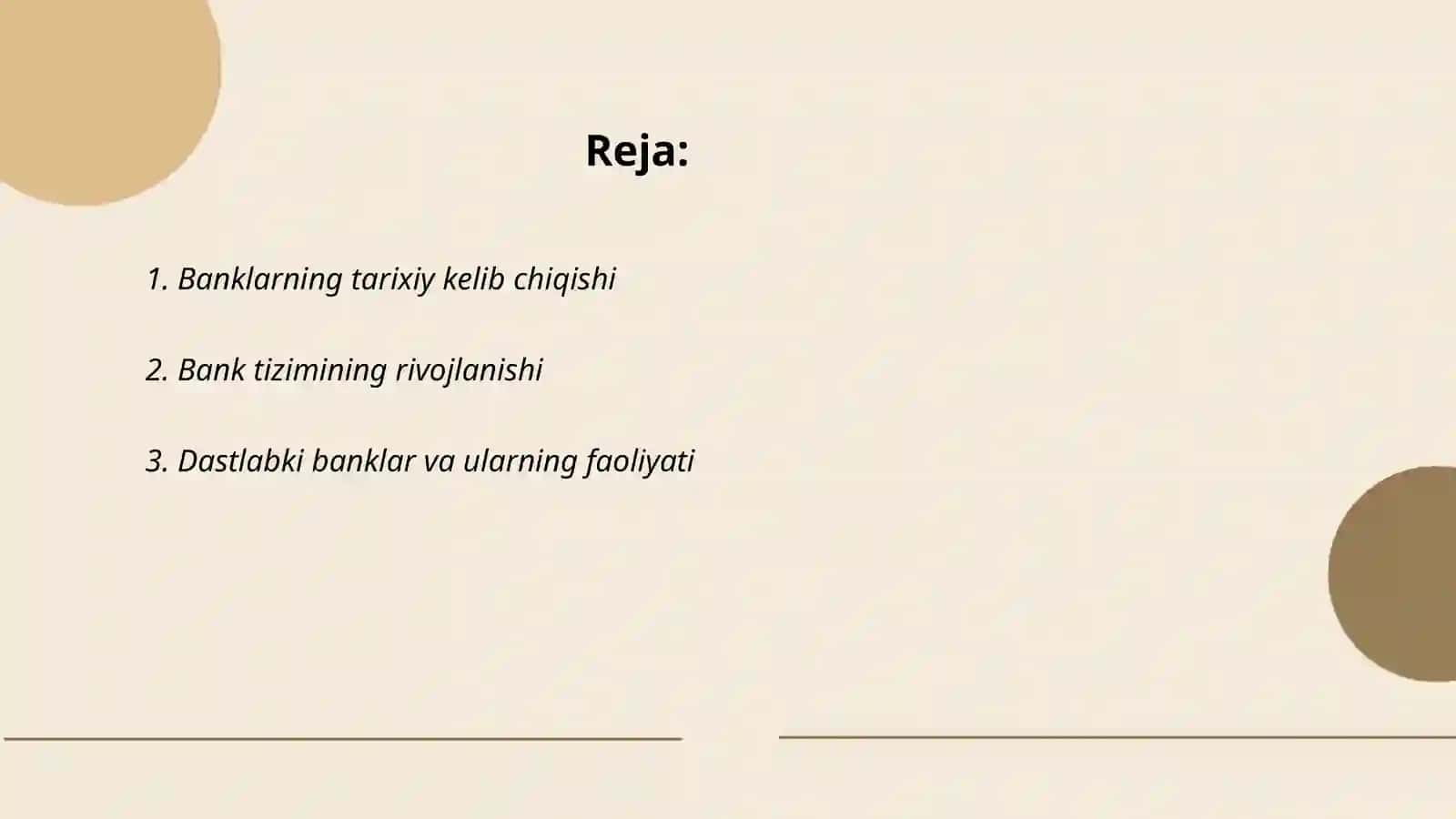 Banklarning kelib chiqishi va shakillari 2
