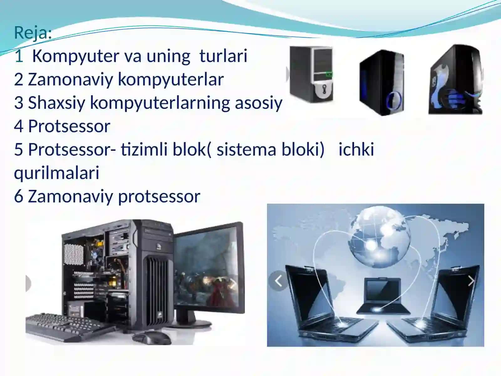 Zamonaviy kompyuterlarda o'rnaliyotgan protsessorlar va ularning muhim jihatlari 2