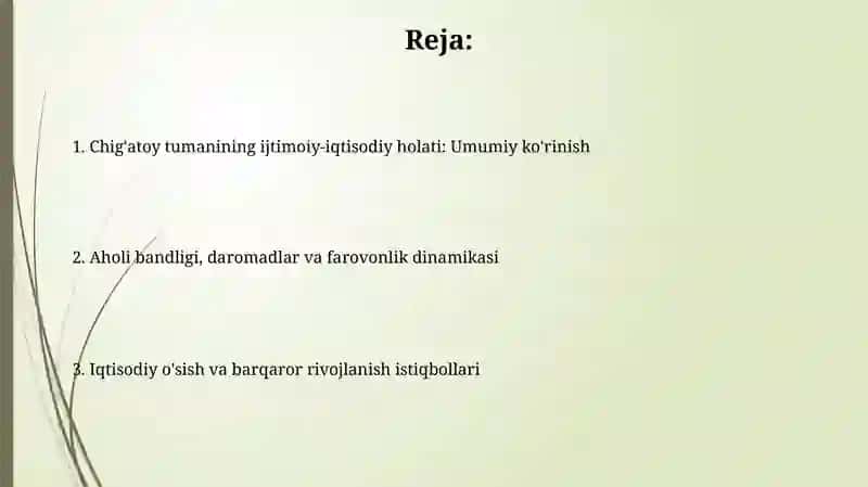 Chig'atoy tumanining ijtimoiy-iqtisodiy jarayonlar 2