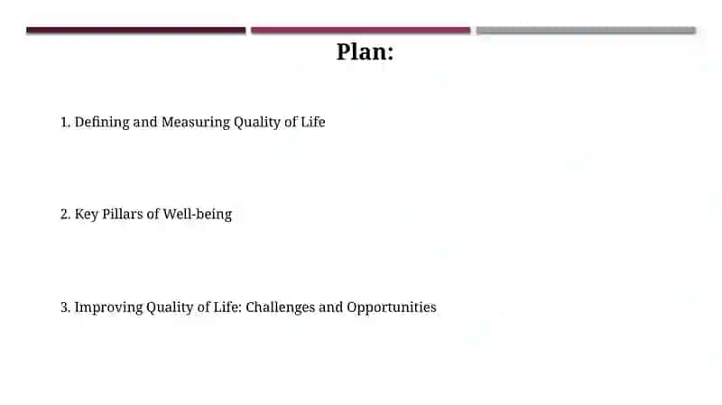 Quality of Life 2