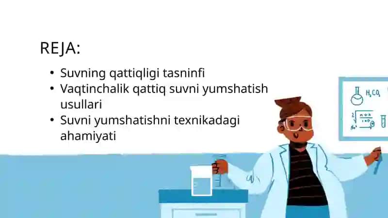 Suvning qattiqligi va uni yumshatishning texnikadagi ahamiyati 2