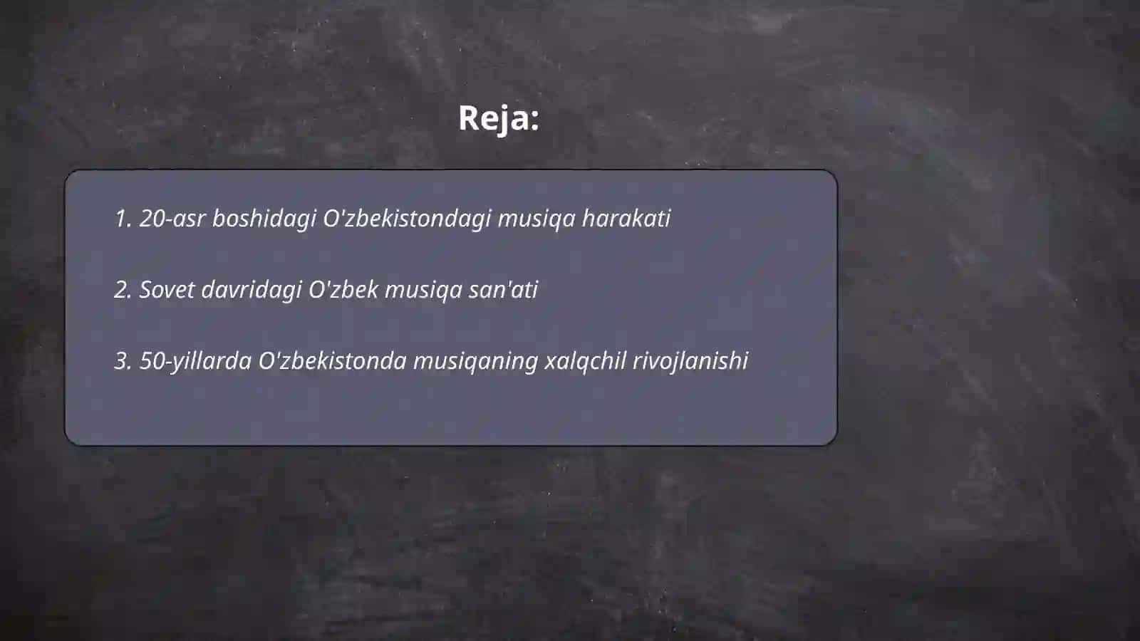 20 asrning 50-80 yillarida musiqiy hayot 2