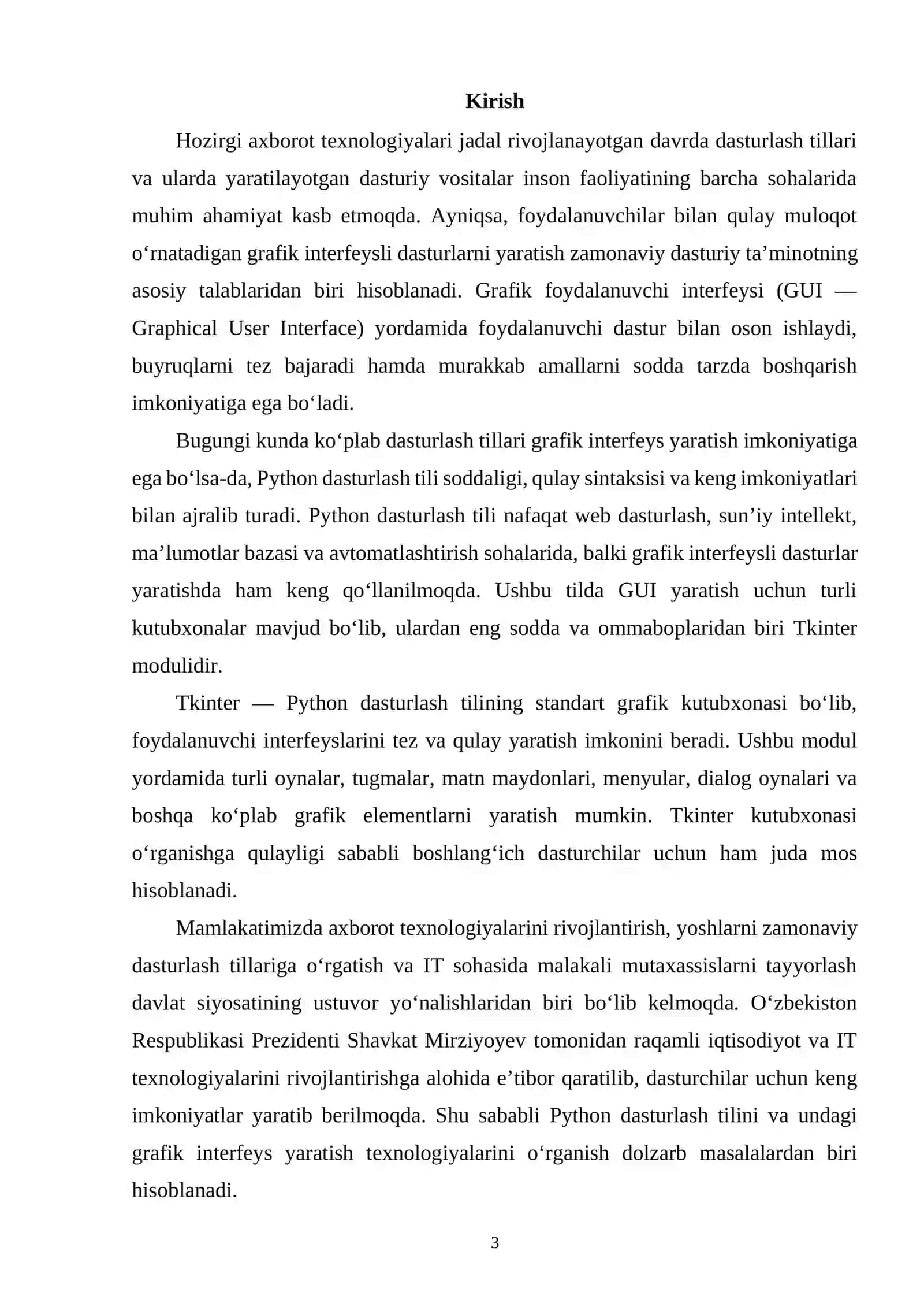 PYTHONDA TKENTR MODULI YORDAMIDA FOYDALANUVCHI ENTERFEYSINI YARATISH 2