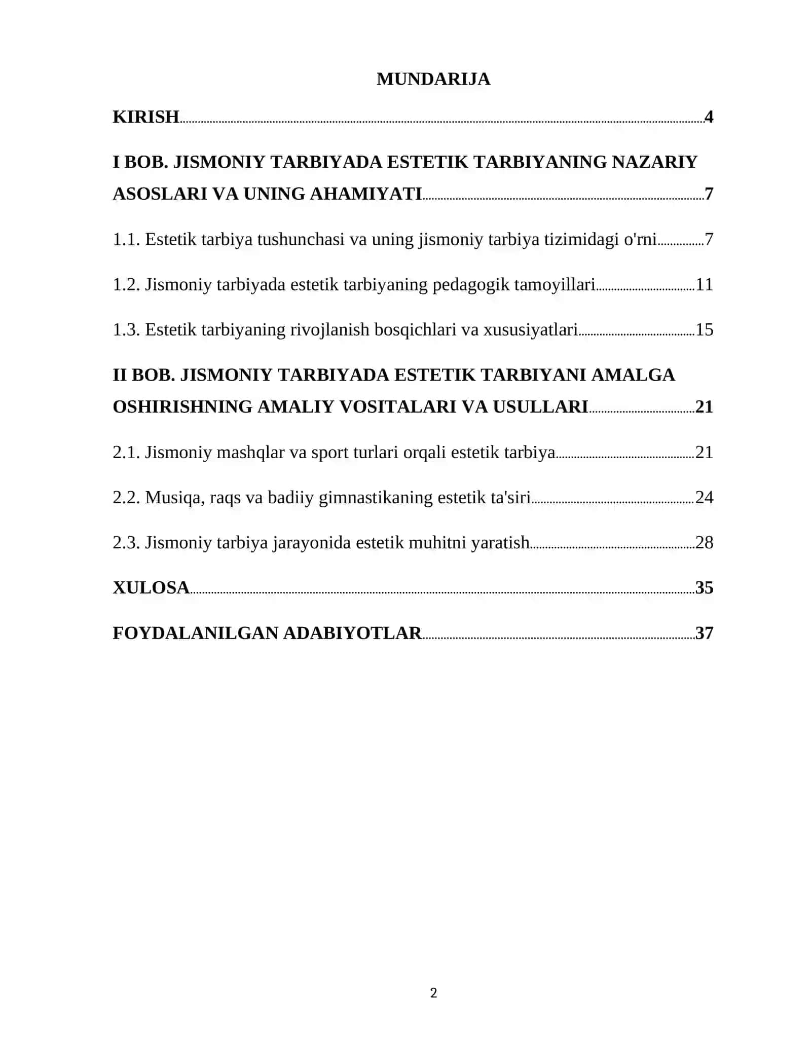 Jismoniy tarbiyada estetik tarbiyaning vositalari 2