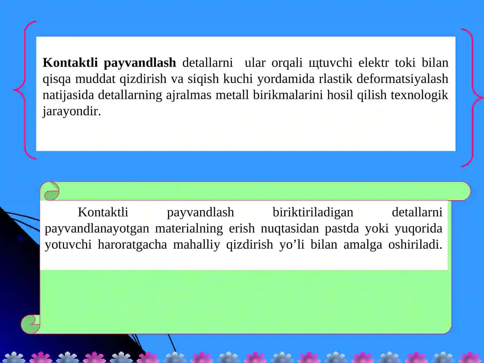 23-Mahruza. Kontaktli payvandlash qurilmalari 2