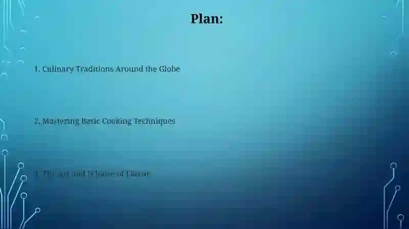 Exploring the wolrd of cooking 2