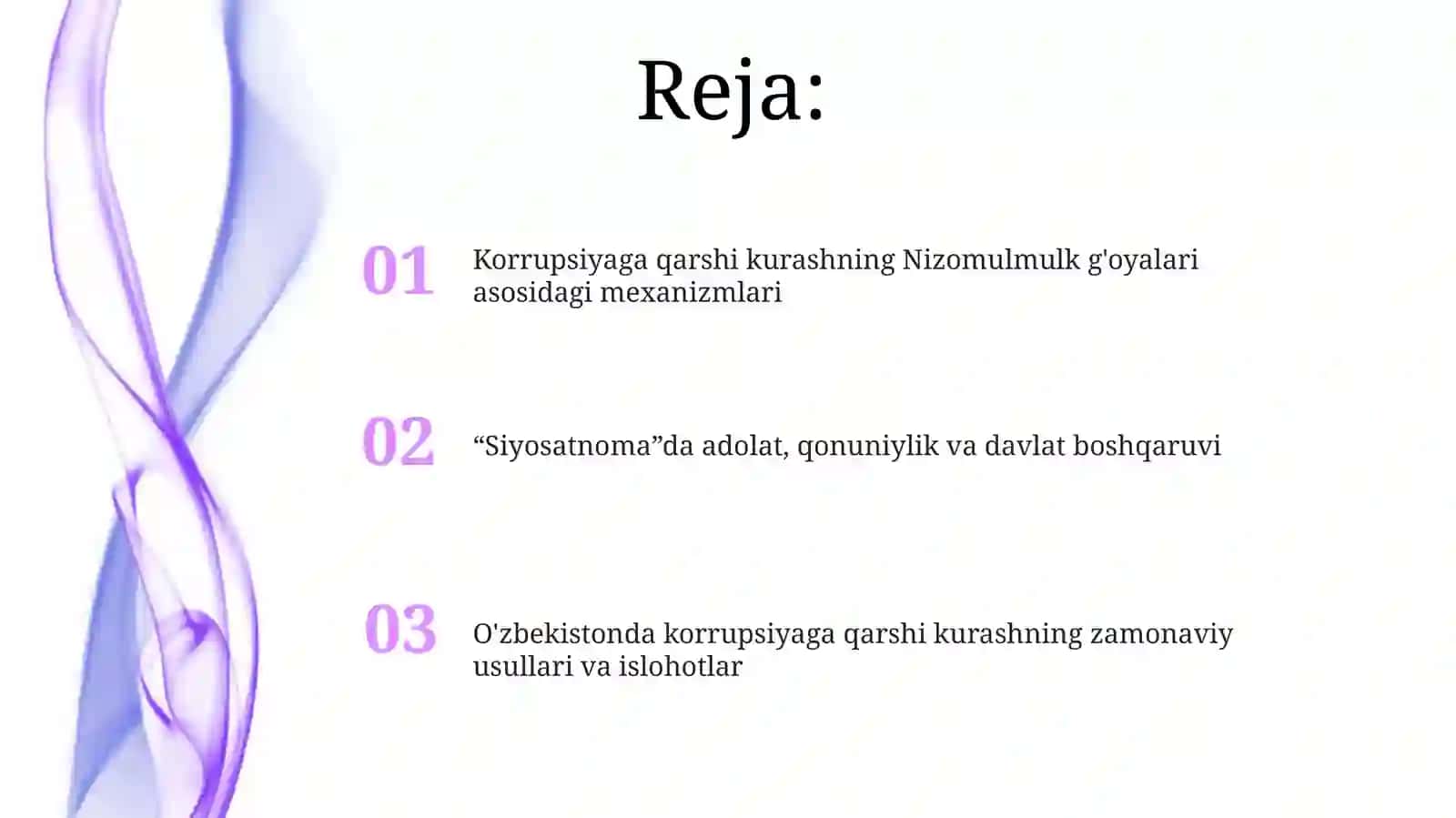 Korrupsiyaga qarshi kurashmexanizmi va Nizomulk "Siyosatnoma" jamiyat boshqaruvida esset tayyorlash 2
