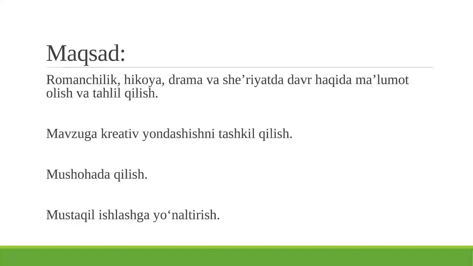 O‘zbek Tilining Sohada Qo‘llanishi 2