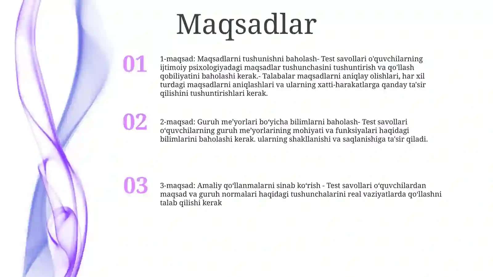 Guruhiy Normalami Qabul Qilish Mavzusi Bo'Yicha Test Tuzish 2