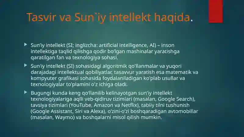 Tasvir yaratishda 1000Sun'iy intellektning ro'li 2