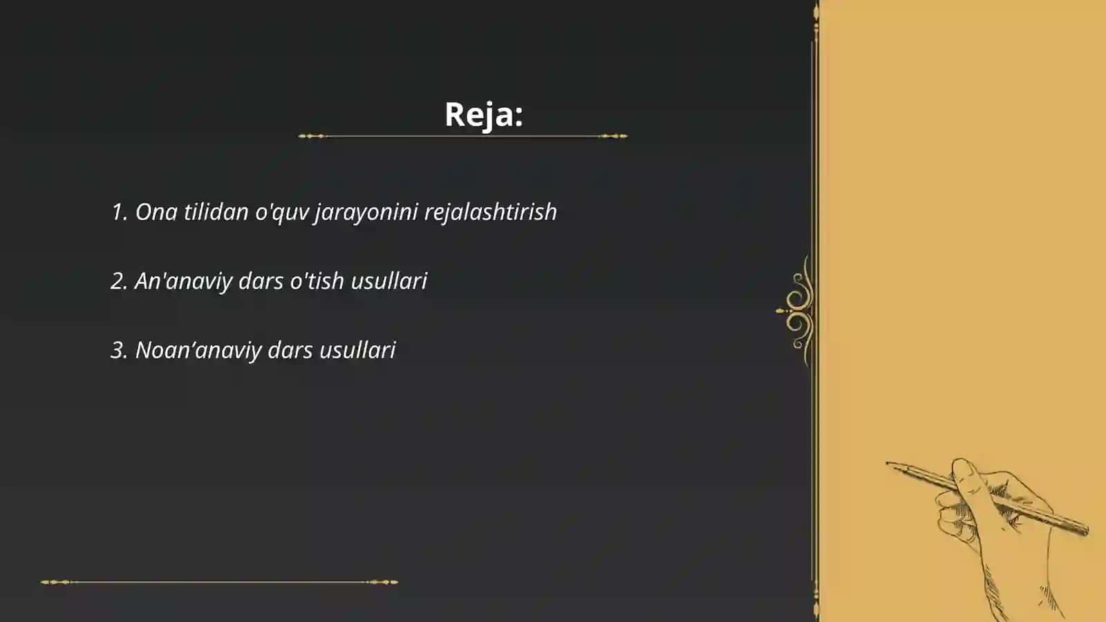 Ona tilidan oʻquv jarayonini tashkil etish 2