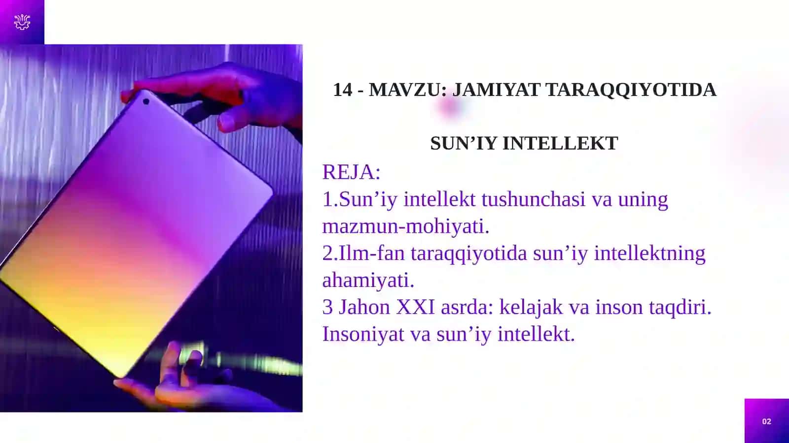 JAMIYAT TARAQQIYOTIDA SUN’IY INTELLEKT 2