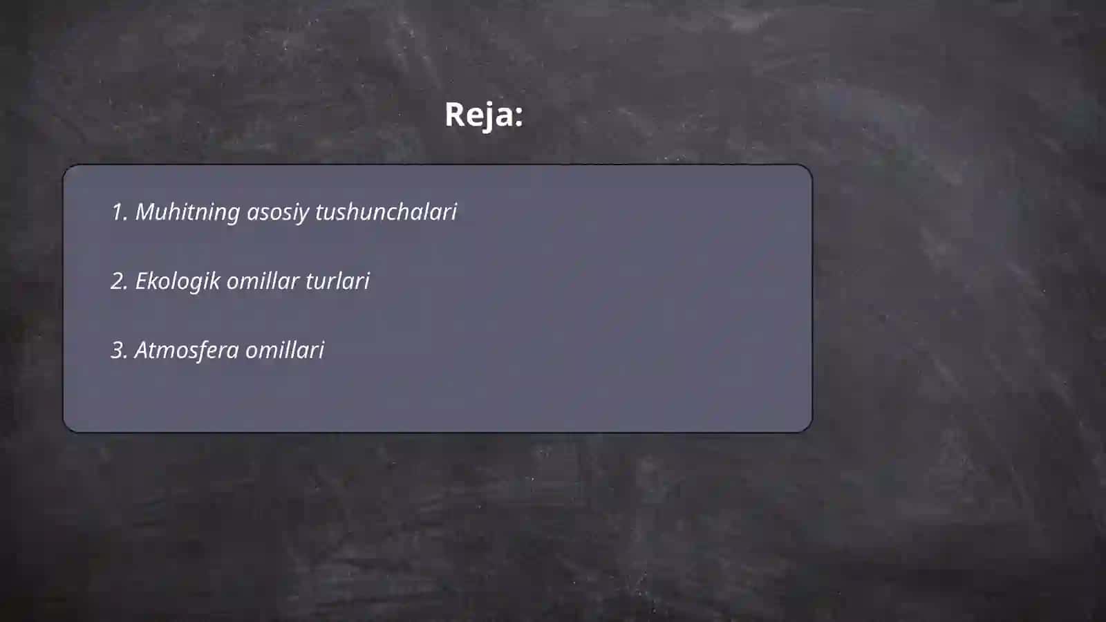 Muhit va ekologik omillar 2