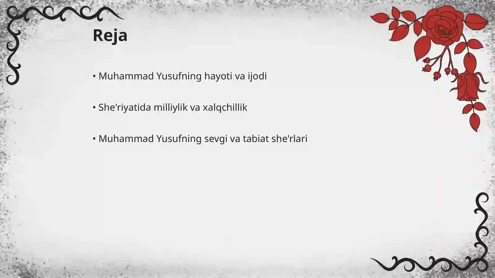 Muhammad Yusuf she'riyati 2