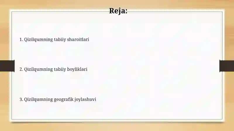 Qizilqum tabiiy geografik okrugi 2
