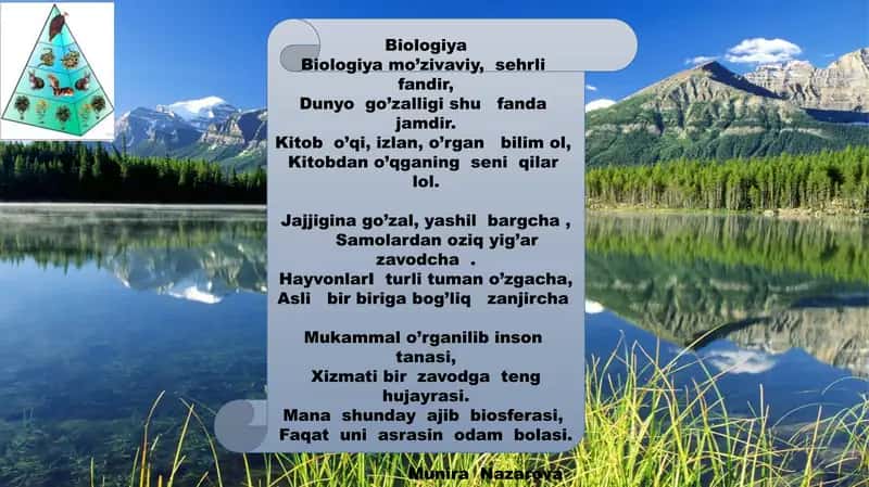 "Biologiya fani o'qitish kitobi" 2