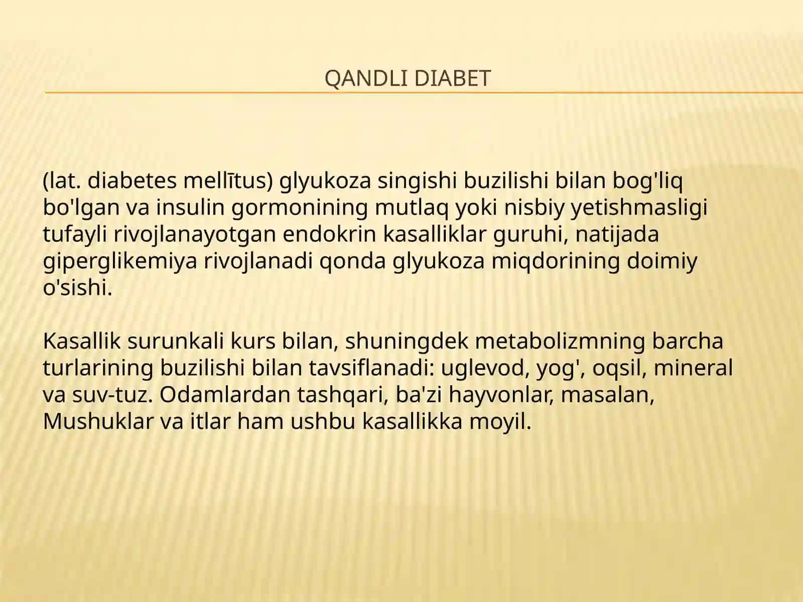 Qandli diabet 2