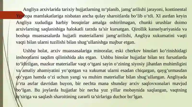 Angliyadagi Qirollik Arxivlari 2