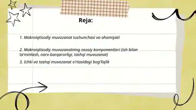 Makroiqtisodiy muvozanatlikning mohiyati va unga erishish yo'llari 2