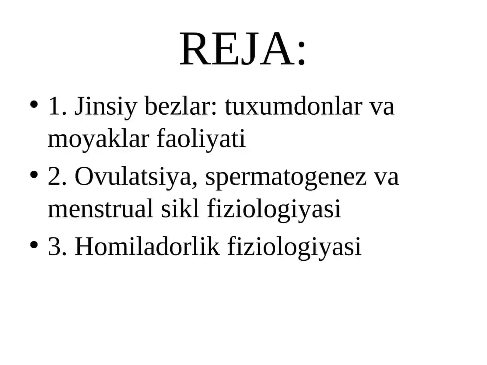 Reproduktiv funksional tizim va uning fiziologiyasi 2