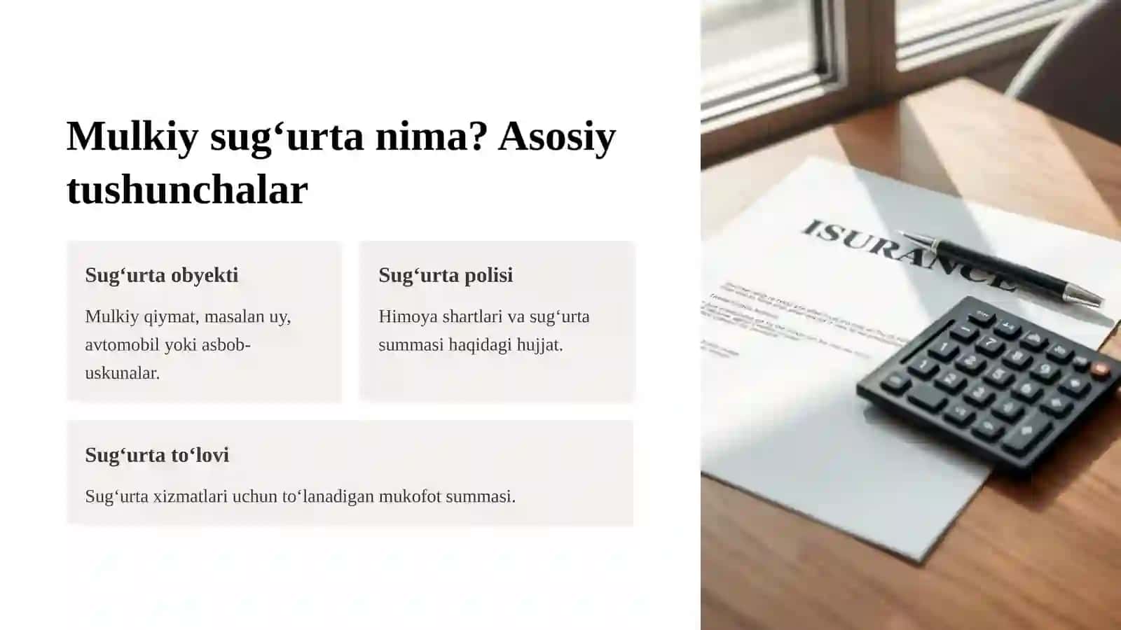 Mulkiy sug‘urta: Himoya va ishonch 2
