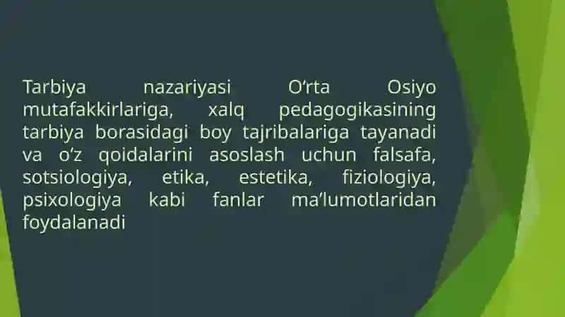 Pedagogik faoliyatda tarbiya turlari va usullaridan foydalanish imkonyatlari 2