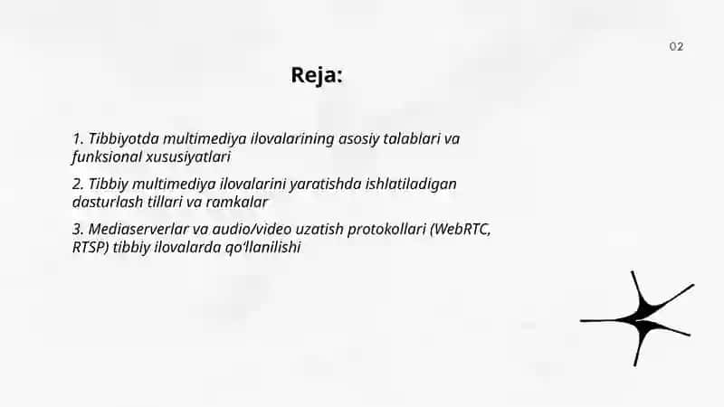 Tibbiyotda multimediya ilovalarini yaratishdagi dasturiy vositalar 2