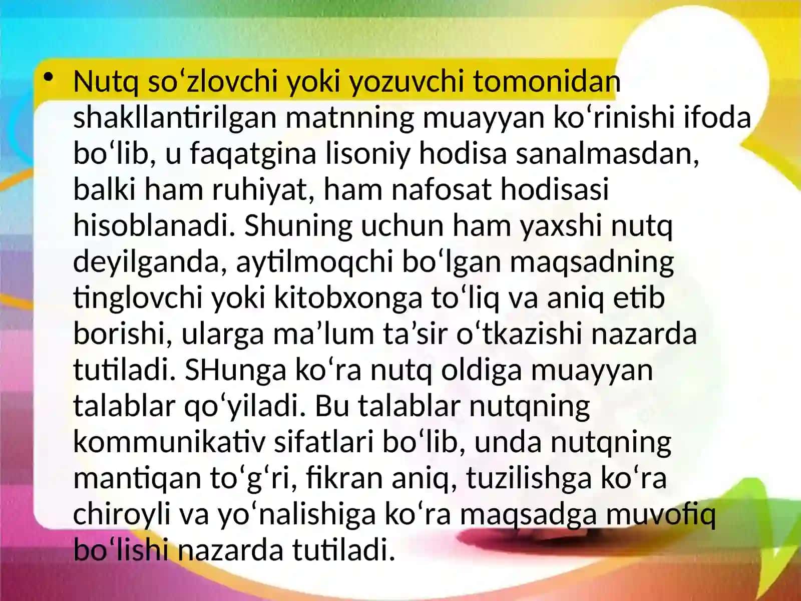 NUTQNING KОMMUNIKАTIV SIFАTLАRI 2