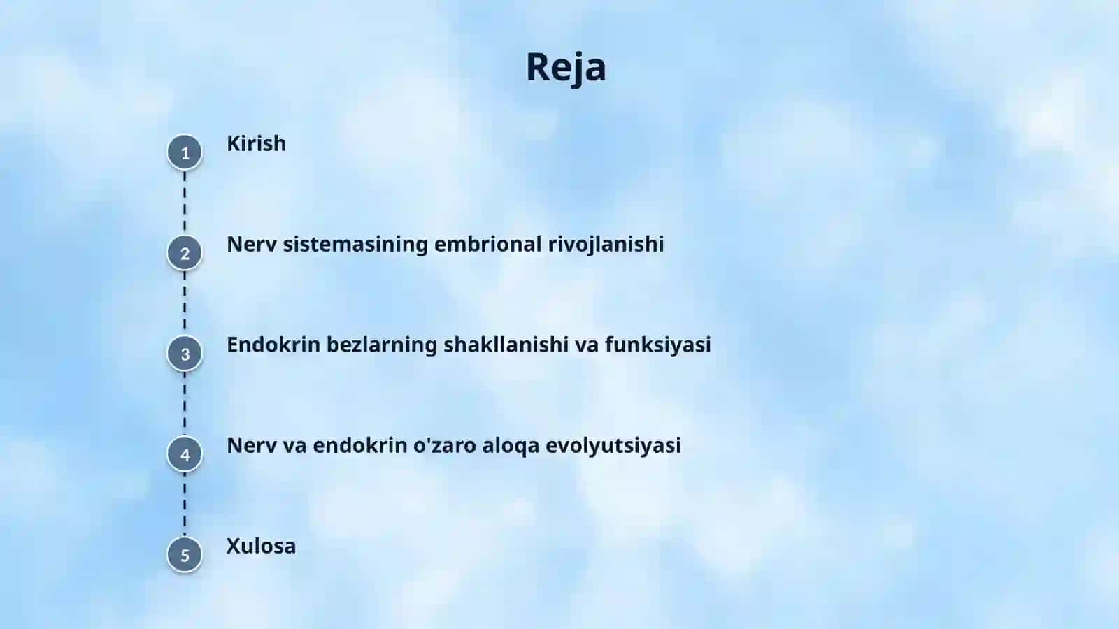 Nerv va endokrin sistema ontogenezi 2