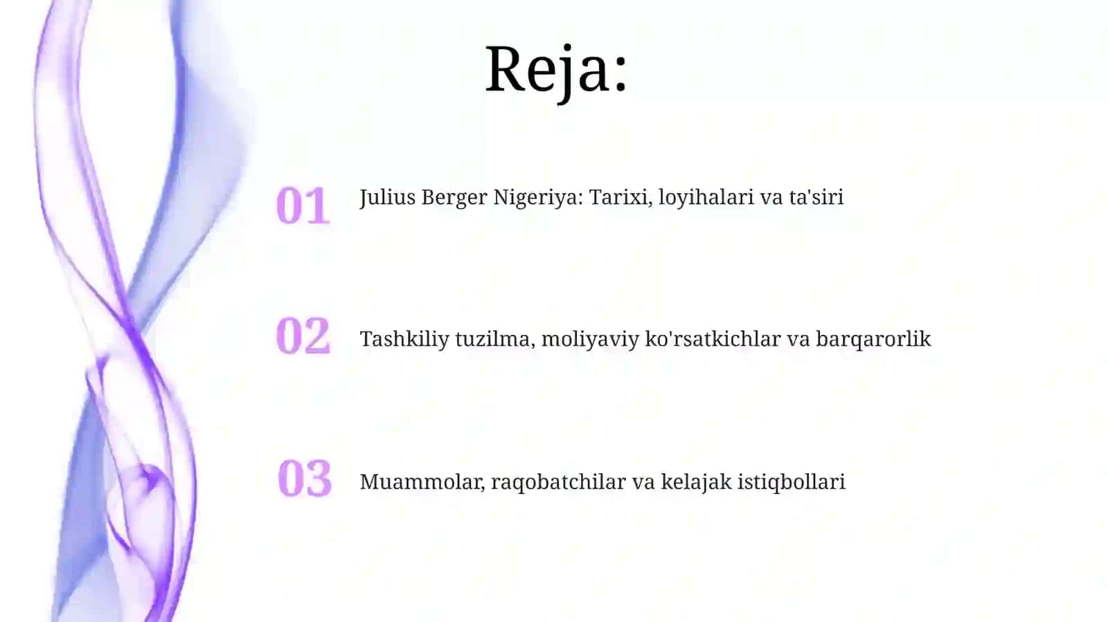 Julius Berger — Nigeriya 2