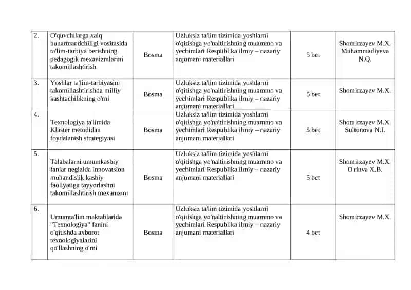 Texnalogiya fanini o’qitishda axborot va pedagogik texnalogiyalardan foydalanish 2